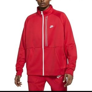 Men’s nike red track jacket.